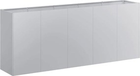 vidaXL ültetvény 200x40x80 cm Horganyzott acél