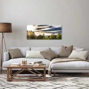 Erdei kunyhó képe (120x50 cm)
