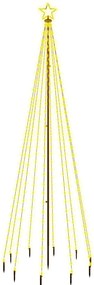 vidaXL meleg fehér fényű karácsonyfa tüskével 310 LED-del 300 cm
