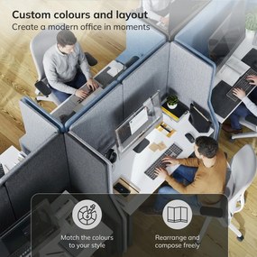 akusztikus falpanel SADIE Moon Dust 240/145 cm