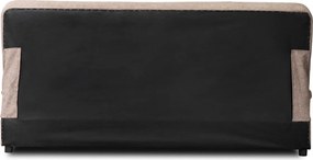 2 db-os szett, ágyazható kanapé barna színben ARUBA