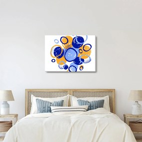 Kép - Világos motívum körökkel (70x50 cm)