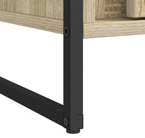 Szekrény tárolóval 2 pcs Sonoma 50 x 50 x 200 cm Faanyag