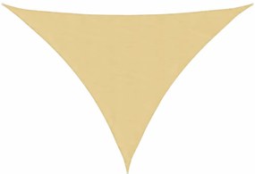 homokszínű 100% oxford szövet napvitorla 7x5x5 m