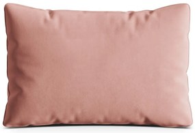 Rózsaszín bársony párna kanapéra Kemi – Cosmopolitan Design