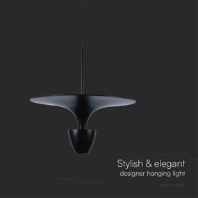 LED Csillár zsinóron LED/9W/230V 3000K fekete