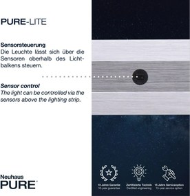 Paul Neuhaus modern függeszték pure-lite ezüst pln8375-55