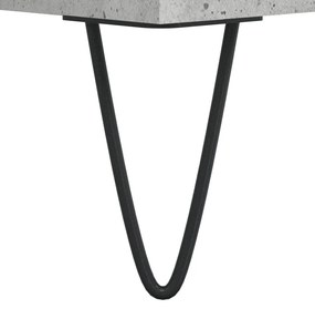 2 db betonszürke szerelt fa éjjeliszekrény 40 x 35 x 50 cm
