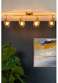 Lucide 77979/04/02 - Spotlámpa BJORN 4xE14/40W/230V arany