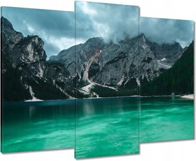 Vászonkép 90x70 Hegyi tó Tájkép