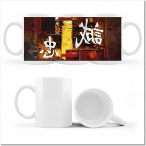 Fényképes bögre Keleti kockás