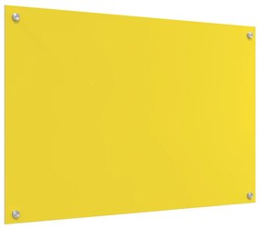 Konyhai Hátfal Sárga 90x60x0,6 cm Edzett Üveg