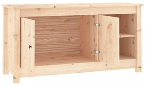 tömör fenyőfa TV-szekrény 103 x 36,5 x 52 cm
