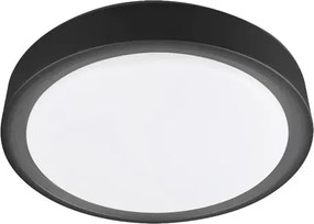 Beltéri led mennyezeti lámpa 28w 1300lm fekete foster