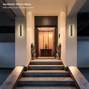 Brilagi - LED kültéri fali lámpatest LINEAR LED/8W/230V 4000K IP65 antracit