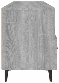 szürke sonoma színű szerelt fa TV-szekrény 102 x 35 x 50 cm