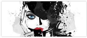 Kép - A titokzatos nő (120x50 cm)