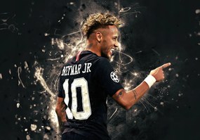 Poszter, Neymar Da Silva Santos Junior, Brazília.