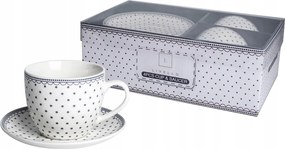 Csésze szett 2+2 Livello virágos csésze díszített porcelán csésze