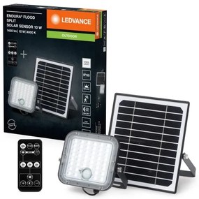 Ledvance - LED Napelemes reflektor érzékelővel FLOOD SPLIT LED/10W/3,2V IP65 + távirányító
