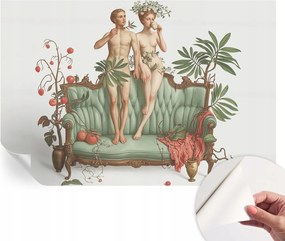 Matt öntapadós fotótapéta Falra Rejtélyes elegancia 104x70 cm