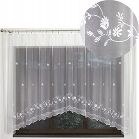Lerfia kész jacquard függöny 350x160 cm fehér