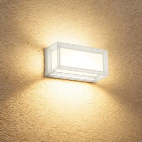 Brilagi - PARKER LED kültéri fali lámpa érzékelővel, 12W/230V, fehér, IP44