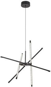 Rabalux 72338 - LED Csillár zsinóron HENLI2 LED/40W/230V 3000K fekete