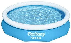 Bestway felfújható medence Fast Set, 305 x 66 cm, patronos szűréssel