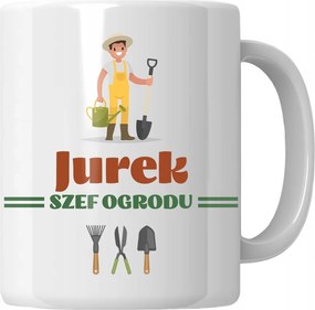 Kertész bögre [válasszon Nevet] Ajándék Kertésznek