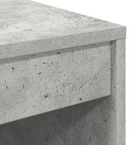 Íróasztal Beton szürke MDF beton hatású 70 x 50 x 76 cm Egyszerű
