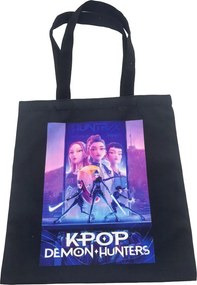 K-pop Démonvadászok Neon Warriors shopping bag, bevásárlótáska 41 cm