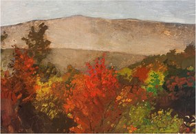 Fali fotótapéta előszoba konyhába Őszi panoráma 152x104 ragasztó