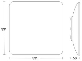 Steinel 067519 - LED Mennyezeti lámpa érzékelővel RS PRO S30 Q SC 26W/230V 4000K