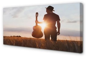 Canvas képek gitár férfi 100x50 cm