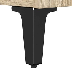 vidaXL Mosdókagyló szekrény polcokkal Sonoma tölgy 80 x 33 x 60 cm