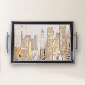Üveg tálca, 38×24 cm – TPG9905