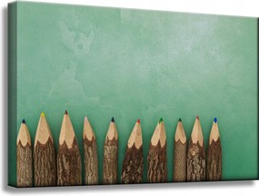 Vászonkép Színes ceruzák Világ Tele Színekkel és Színekkel 60x40