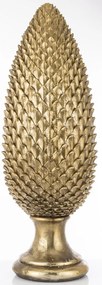 Dekoratív Dekorfigura Articsóka Műanyag Arany 77x25x25cm