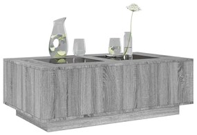 Sonoma végtelen hatású LED-es dohányzóasztal 116 x 69 x 40 cm