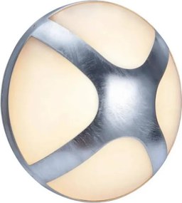 NORDLUX 2118121031 CROSS Modern Kültéri Fali Lámpa Ezüst Horganyzott E14 IP54