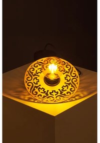 Csillár zsinóron FALCO 1xE27/60W/230V átm. 20 cm bézs