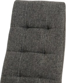 Étkezőszék, szürke, szövet, DCL-397 GREY2
