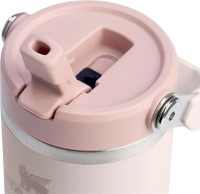 Világos rózsaszín rozsdamentes acél termosz 410 ml IceFlow™ Flip Straw 2.0 Tumbler Rose Quartz – Stanley