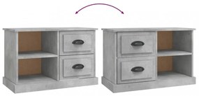 betonszürke szerelt fa TV-szekrény 73x35,5x47,5 cm