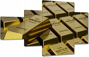 Vászonkép 130x80 Arany rúd arany 1000g