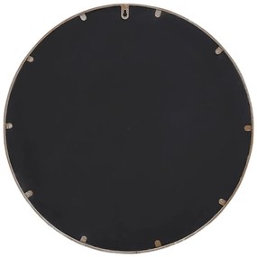 homokszínű kerek vas kerti tükör kültéri használatra 60 x 4 cm