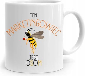 Marketingesek Számára A Marketinges Bögre Egy Darázs, fényképes nyomtatással