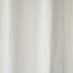 Daytime középen elhúzható fehér vászonfüggöny, 250 x 130 cm - Linen Tales