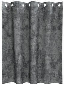Bársony Függönyök 2 db csatokkal szürke 140x140 cm